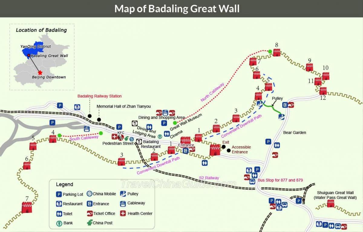 Пекинг кинескиот ѕид мапа