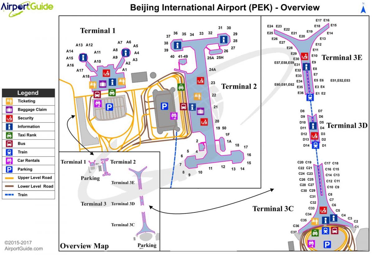 Пекинг аеродром мапа