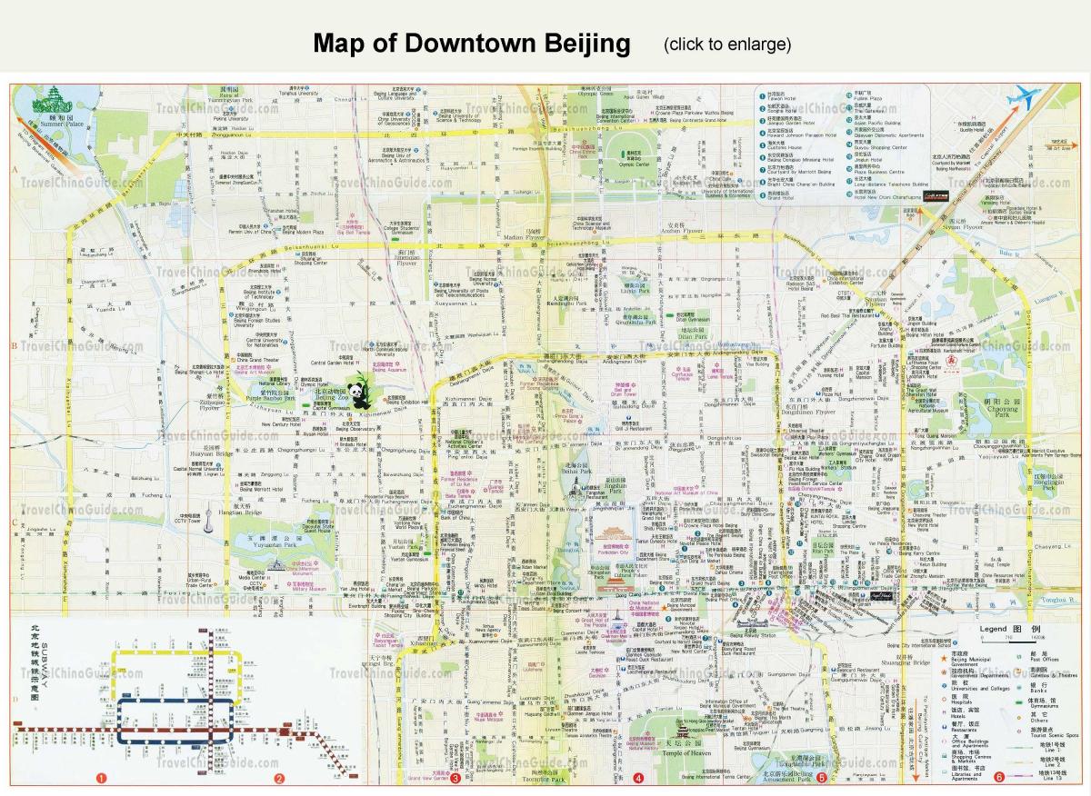 Пекинг места на мапата
