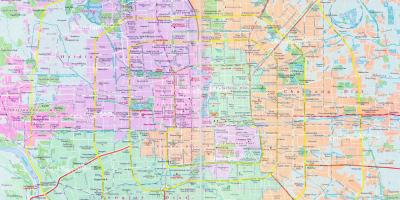 Карта на Пекинг мапата стан