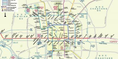 Пекинг метро мапа