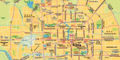 Пекинг обиколницата мапа