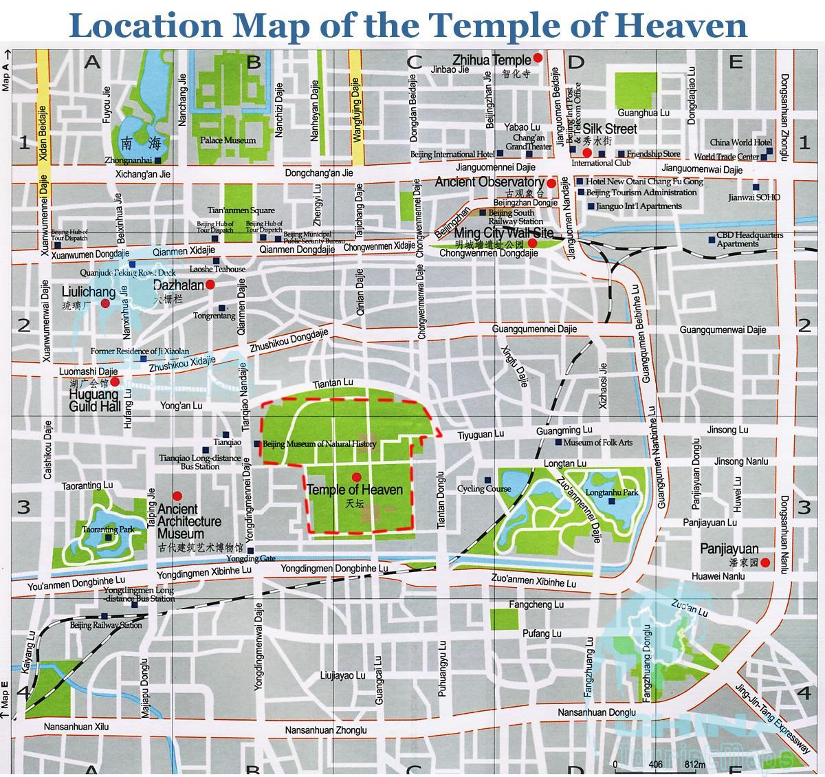 карта на храмот на небото 