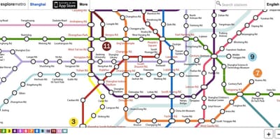 Истражуваат Пекинг метрото мапа