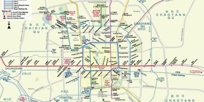 Пекинг метро мапа