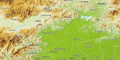 Карта на Пекинг 3d