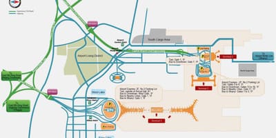 Пекинг аеродромски терминал мапа