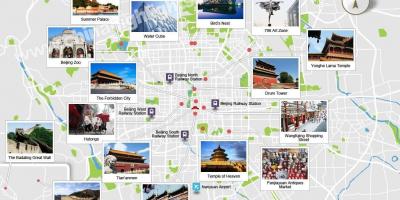 Пекинг места на интерес мапа